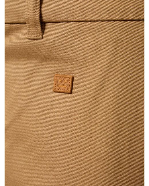 Pantalones workwear de algodón Acne de hombre de color Natural