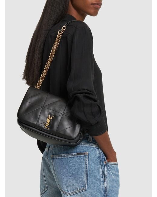 Saint Laurent Black Small Jamie 4.3 Leather Shoulder Bag