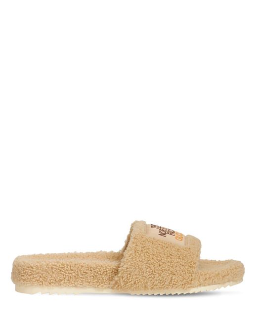 Gucci X The North Face Wool Slide Sandals for Men | Lyst