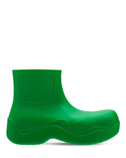 Bottines Puddle Caoutchouc Bottega Veneta pour homme en coloris Vert Homme Chaussures Bottes 