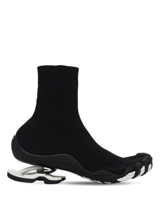 balenciaga men's toe knit high top sneakers
