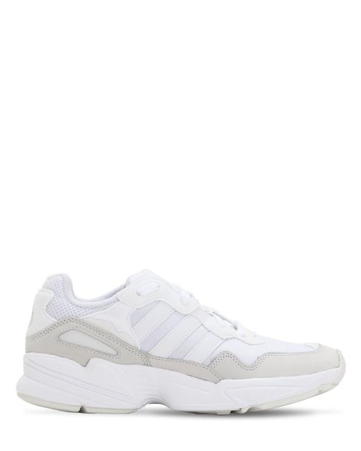 adidas mesh trainers white