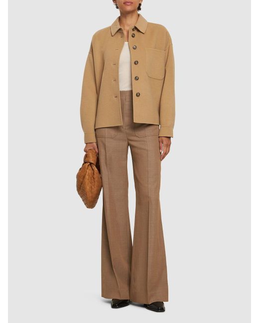 Weekend by Maxmara Natural Emiro Wool Shirt Jacket