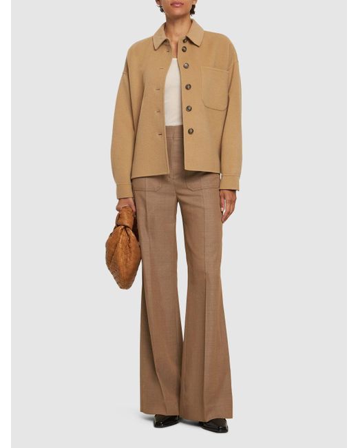 ★WEEKEND MAXMARA★ EMIRO[エミロ] ウール シャツジャケット MAXMARA WEEKEND LINE MAX MARA ウィークエンド マックスマーラ