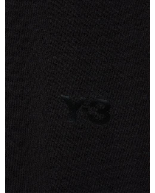 T-shirt boxy fit di Y-3 in Black da Uomo