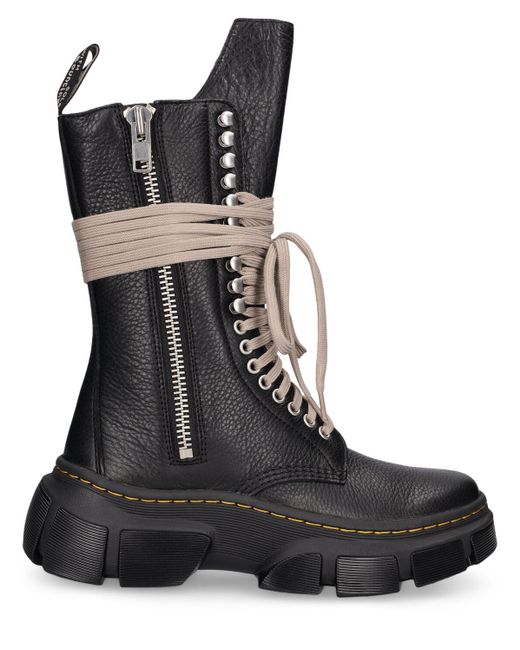 Dr. Martens Black 50mm Leather Tall Boots