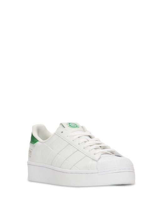 adidas Originals Primegreen Superstar Bold Sneakers in White - Lyst