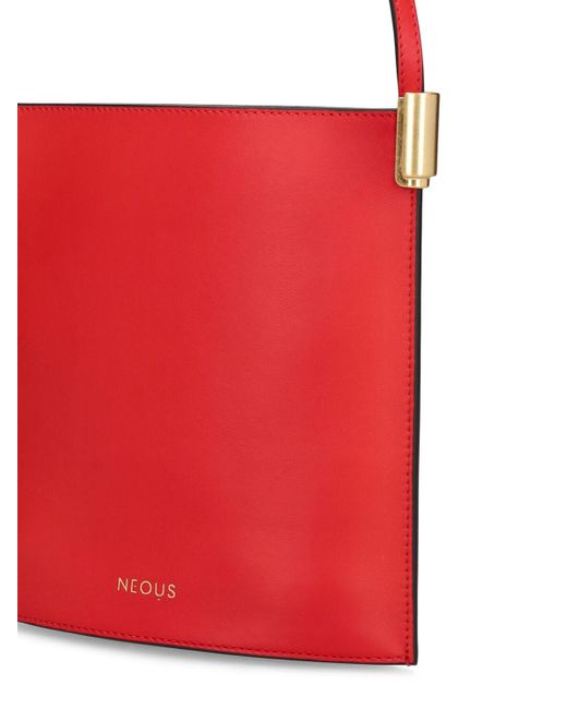 Neous Red Dorado 1.0 Leather Shoulder Bag