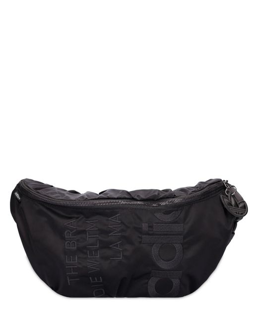 Adidas Originals Black Large Logo Tech Belt Bag