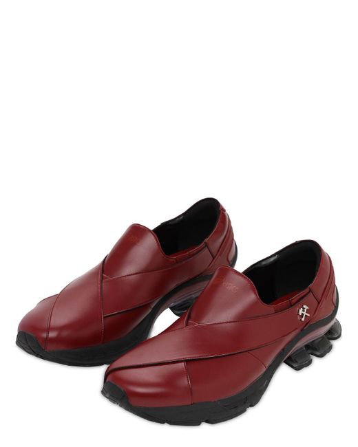 Asics Gmbh Gel chappal Slip on Sneakers in Red for Men Lyst UK
