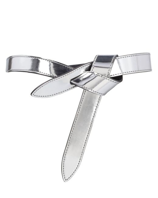 Isabel Marant White Lecce Leather Belt