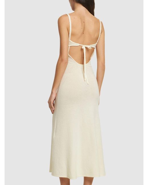 THE GARMENT White Minikleid Aus Kaschmir/wollstrick "como"