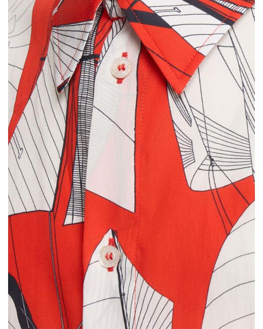Hombre Camisa De Algodón MSGM de hombre de color Red