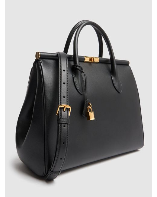 Dolce & Gabbana Marlene Day レザートートバッグ Black
