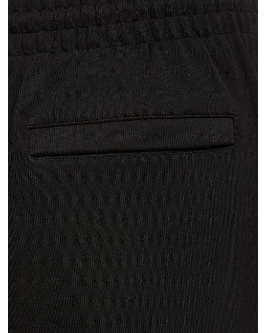 Wardrobe NYC Black Semi Matte Track Viscose Blend Pants
