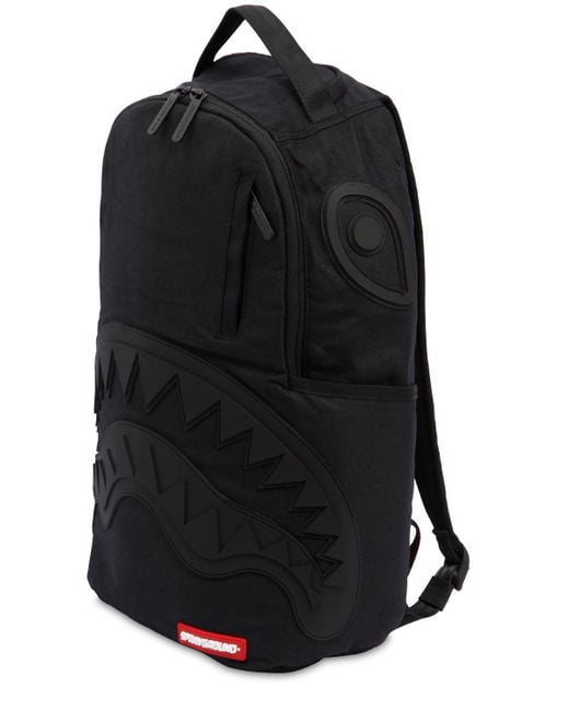 Sprayground Black Ghost Rubber Shark Backpack