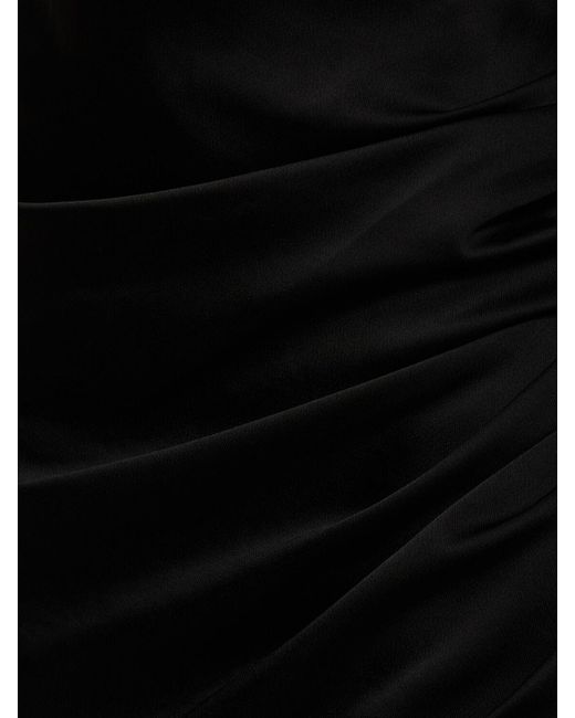Jonathan Simkhai Black Langes Kleid Aus Satin "hansel"