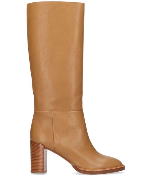Gabriela Hearst Brown 75mm Bocca Leather Tall Boots