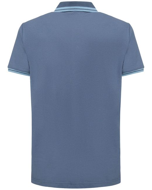 Etro Polohemd Aus Baumwolle Mit Logo in Blue für Herren
