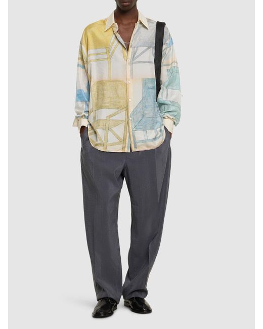 Lemaire Lässiges Hemd in Multicolor für Herren
