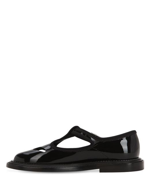 Burberry Leder 20mm Hohe Schuhe Aus Lackleder Burberry Leder 20mm Hohe Schuhe Aus Lackleder
