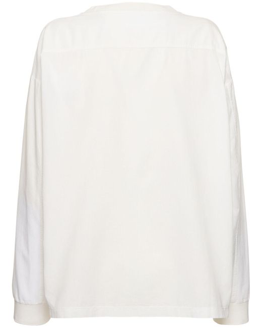 The Row Amira ジャージースウェットシャツ White