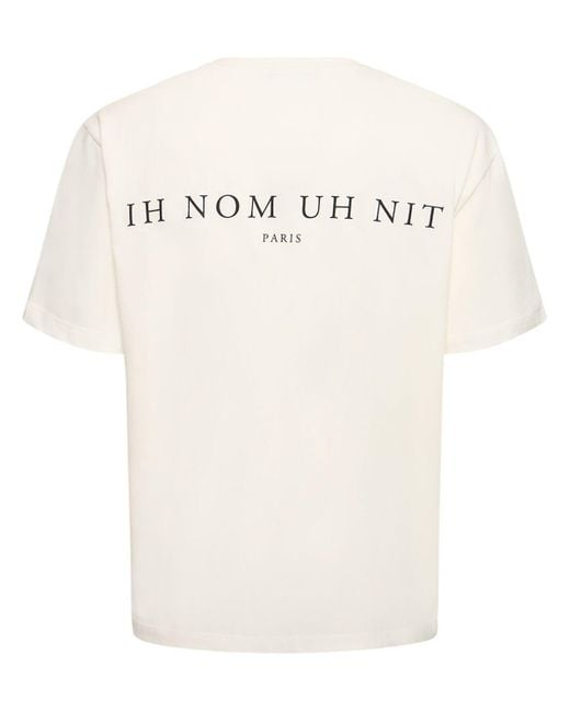 Ih Nom Uh Nit White Future Archive Cotton Jersey T-shirt for men