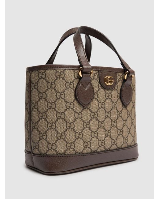 Gucci Brown Ophidia gg Canvas Tote Bag