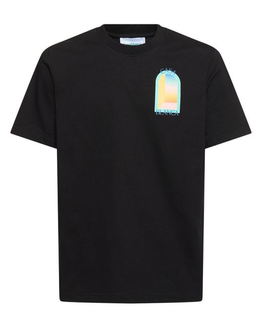 Casablanca T-shirt Mit Print "l'arc Colore" in Black für Herren