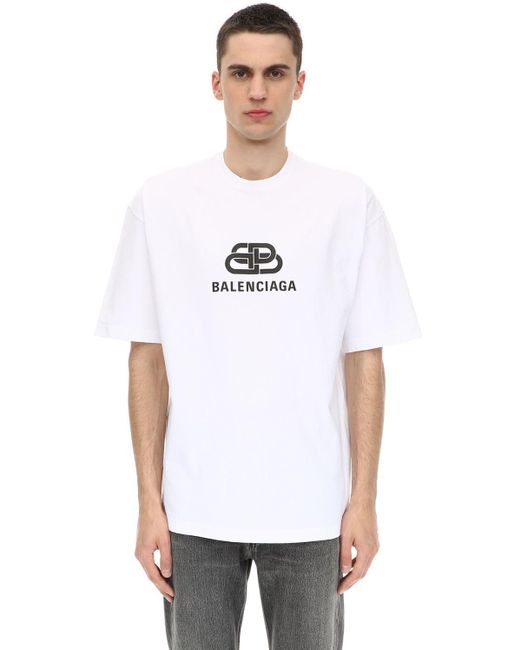 BB T-Shirt Balenciaga pour homme en coloris White