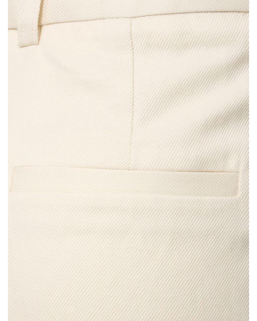 Loulou Studio Natural Idai Cotton & Linen Pants