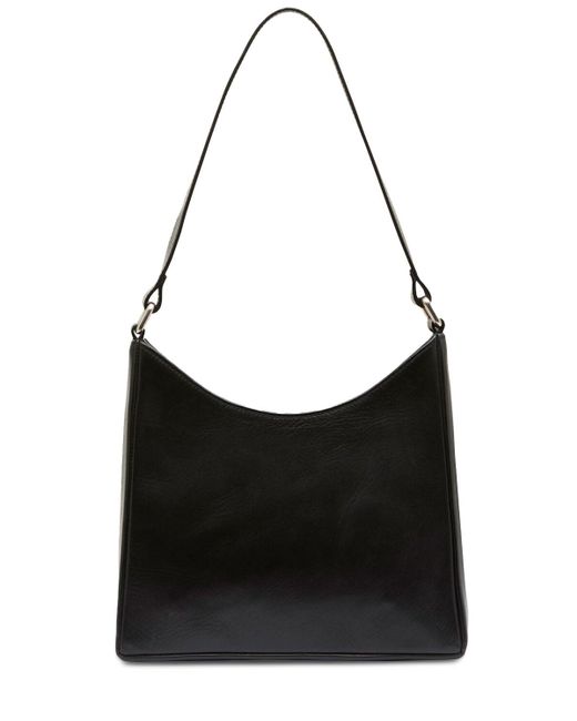 St. Agni Black Mini 90S Leather Shoulder Bag