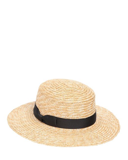 Lack of Color Natural The Spencer Boater Straw Hat