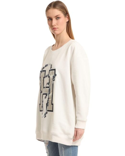 white tommy hilfiger sweatshirt womens