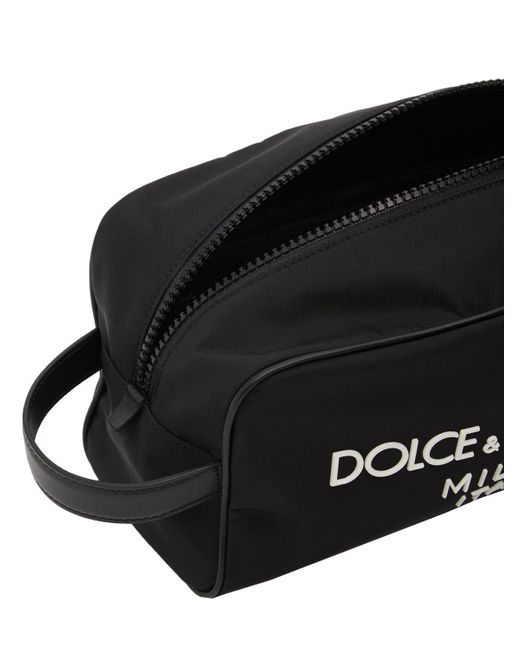 Neceser de nylon con logo Dolce & Gabbana de hombre de color Negro | Lyst