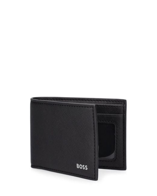 Boss Brieftasche Aus Leder "zain" in Black für Herren