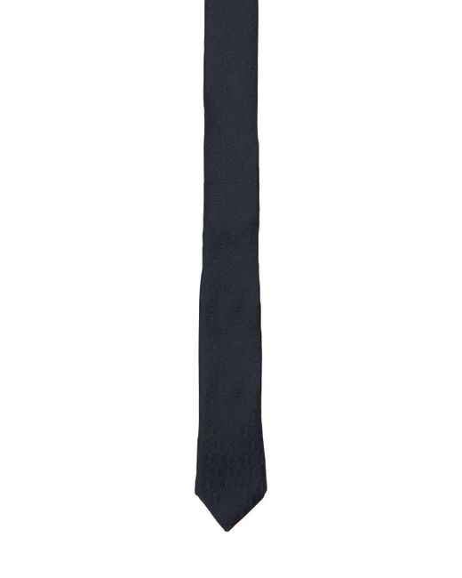 Saint Laurent Seide Gemusterte Krawatte aus Seide in Schwarz für Herren -  Sparen Sie 1% - Lyst