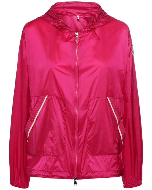 Moncler Pink Filiria Nylon Jacket