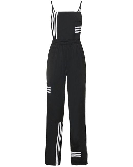 Jumpsuit con rayas Adidas Originals de color Black