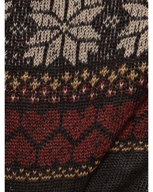 Our Legacy Black Hemp Knit Crewneck Sweater for men