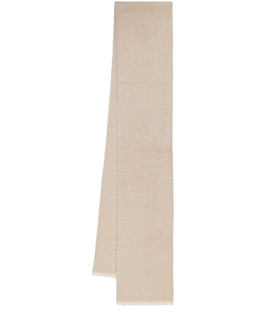 Écharpe en tissu technique l'echarpe neve Jacquemus pour homme en coloris White