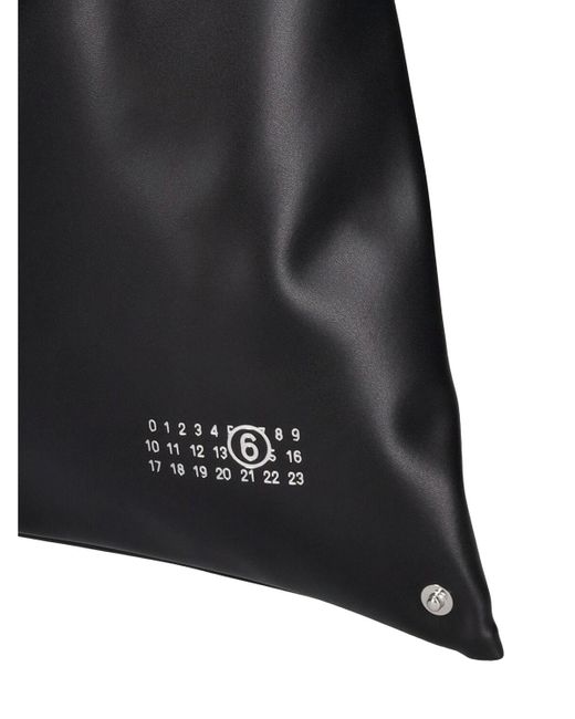 MM6 by Maison Martin Margiela Black Small Japanese Top Handle Bag