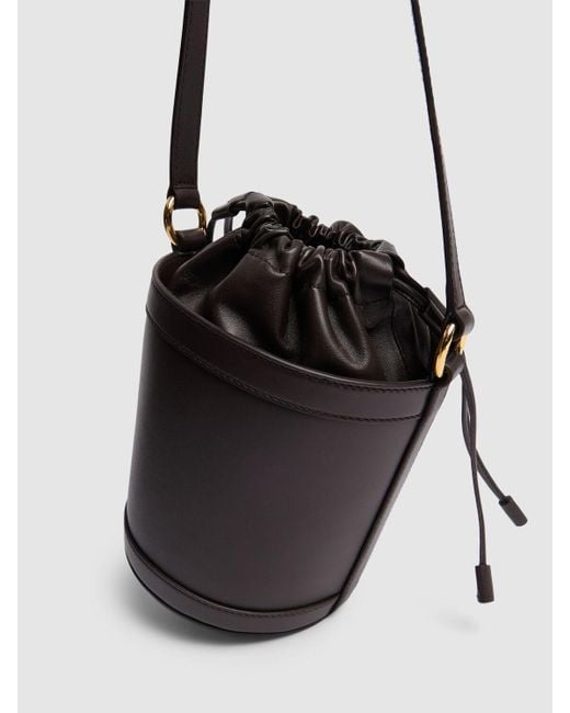 Michael Kors Black Medium Audrey Leather Bucket Bag