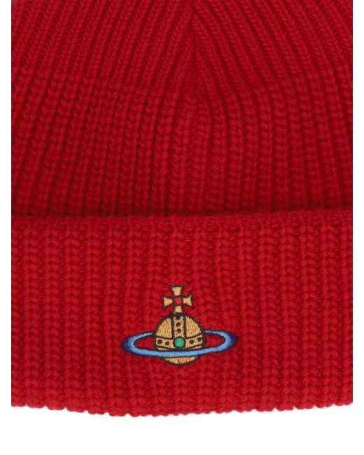 Cappello sporty in lana di Vivienne Westwood in Red