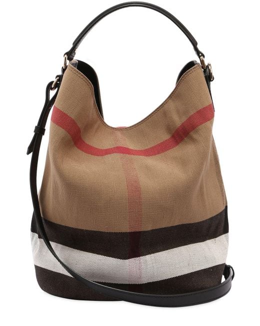 Burberry hobo canvas sale bag
