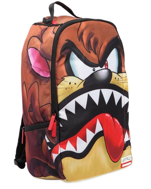 Sprayground Multicolor Looney Tunes Taz Shark Backpack