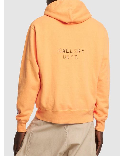 GALLERY DEPT. Kapuzenpullover Mit Logo in Orange für Herren