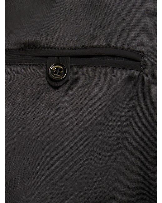 Veste bomber en sergé de polyester stretch MM6 by Maison Martin Margiela pour homme en coloris Black