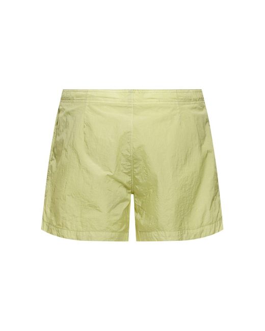 C P Company Yellow Eco-chrome R Swim Shorts for men