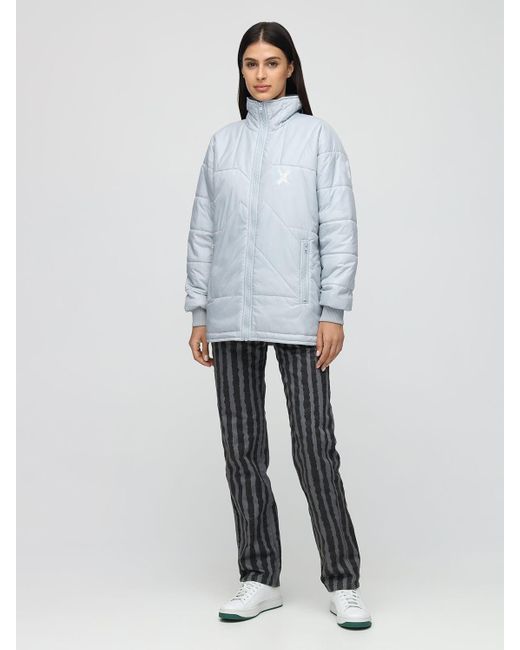 kenzo silver puffer jacket